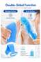 Silicone Body Back Scrubber | 62 cm Double Sided Bath Brush | Long Handle Shower Scrub Belt For Back Body Exfoliating Massage - 5