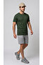 Men's Khaki Regular Full-Fit Crew Neck T-Shirt - 6
