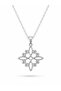 316L Steel Chain Silver Color Infinity Model Zircon Stone Women's Necklace
