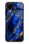 Realme C25 Sapphire Gold Marble Design Glossy Phone Case