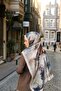 Allure Abstract Floral Pattern Tencel Shawl - 2