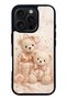 iPhone 16 Pro Glossy Phone Case with Sweetheart Teddy Design