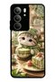 Realme C75 Matcha Kitty Café Design Glossy Phone Case