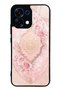 Oppo A6 Pro Glossy Phone Case with Blush Ottoman Rose Design