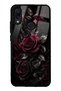 Xiaomi Redmi Note 7 Obsidian Burgundy Roses Design Glossy Phone Case