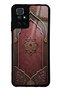 Xiaomi Redmi 10 Burgundy Glossy Phone Case with Ottoman Emblem Design