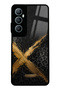 Realme C65 Golden Leopard X Design Glossy Phone Case