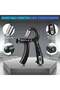 6-Piece Hand Grip Strengthener Kit | Adjustable Hand Grip Trainer 5-60kg with Digital Counter | Finger Exerciser, Grip Ring, Stress Ball & Finger Stretcher | Forearm, Wrist & Finger Strength - 5