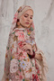 Summer Garden Series Patterned Cotton Soft Shawl Women's Colorful Shawl - 3