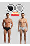 Men's Set of 4 Lycra Combed Cotton Slip Underpants