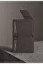 Men's Brown Leather Card Holder - Saffiano Leather Card Holder Wallet Openable and Closable - 100% Genuine Leather Men's Accessory - 6