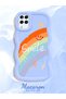 Samsung Galaxy A12 Compatible Case Camera Protector Blue Silicone Couple Phone Case Rainbow Pattern - 2