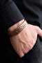 Men's Copper Bracelet Handmade with Vav Motif Adjustable Men's Copper Bracelet - 3