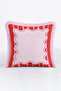 Retro Striped Confectionery Fringe Pillowcase - Wavy Pop Art Modern Pink Tassel Throw Pillow Cover - 4