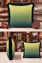 Ombre Gradient Velvet Decorative Fringed Pillowcase-Bohemian Modern Yellow Black Tassel Throw Pillow Cover - 7