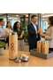 Customized for Your Logo: 5 Pieces of 5316 Bamboo Steel Thermos 500 ml Corporate Thermos with Filter - 3