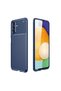 Galaxy A04S Case Carbon Look Silicone with Camera Protection Ultimate Protection Tkng