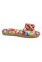 Women's Flower-Patterned Stone-Bow Detail Stylish Daily Slippers - 2