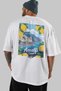 Amalfi Italy 6 White Oversize Country City Back Printed Unisex T-Shirt 100% Cotton Premium - 5