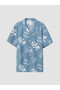 Nevavm Patterned Poplin Boys' Shirt with Difference - 2