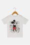 Kids Boy Mickey And Friends Short Sleeve T-Shirt, White - 2