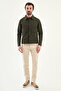 Straight Slim Fit Shirt Collar Pocket Spring Men's Coat Khaki - 39661.26Y - 3