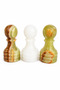 Handmade Green & White Onyx Natural Stone Chess Pieces |   32 Pieces |   Premium Quality |   Decorative and Collectible - 5