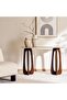 PRISIEN CONSOLE TABLE MARBLE - BEIGE WALNUT - 2