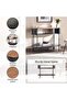 CORTEZ CONSOLE TABLE MELAMINE - NATURAL BLACK - 4
