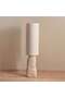 Bravado E27 Polyresin Floor Lamp Dia 27x123cm - Off White - 4