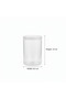 3-Piece Clear Plastic Storage Jar Set - 750 ml - 8.5 × 14 cm - 3