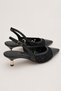 Women's Heeled Black Lace Full-Fit Evening Dress Shoes - 3
