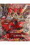 Big Red Fire Truck Set Soldier Car Plane Helicopter Supplies Set