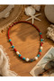 Red Horizon Natural Stone Bead Necklace – Bohemian Design Women's Gift - 2