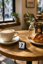 Table Number Set 1-10 Double-Sided Black Plexiglass Top Silver Gray Metal Table Number Holder Restaurant Cafe - 10 Pieces - 4