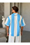 Argentina 10 Patterned Dubble Hürrem Fabric Oversize Shirt - 3