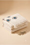 Beach Towel Patterned Sea Towel Muslin 100% Cotton Peshtemal Towel 90X170Cm - 6