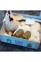 Baby Boy Newborn Gift Set - 7 Pieces with Special Box - Plush Toy - Gray Shoes - Muslin Blanket - 8