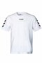 Men's Black-White Sports T-Shirt - Breathable Stretch Fabric Casual Training Top - 6