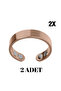 Magnetotherapy Ring (2 Pieces) - Adjustable Magnetic Therapy Ring - Gold & Silver