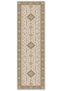 Beige Green Ethnic Chenille Carpet Rug Runner Non-Slip Washable - 7