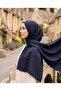 شال أليا، جاكار ليوسيل - نمط رخامي - 02 - أزرق داكن