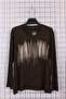 Women's Plus Size Lycra Crew Neck Printed Stoned Long Sleeve Mom T-Shirt Combed Cotton Blouse - 2
