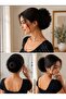 2 Pieces of Black Tulle Bun Hairpins - 2