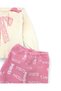 100% Cotton 0-3-6-9-12 Months Baby Girl Bowknot Thin Seasonal 2-Piece Top and Bottom Baby Set - 5