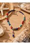 Marivon Natural Stone Bohemian Necklace – Handmade Women's Necklace with Colorful Natural Stone Detail - 2