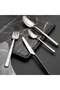 95-Piece Silver Matte Stainless Steel Cutlery Set | Luxury Flatware Collection - 6