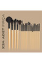Mey Import ®   24-Piece Professional Makeup Brush Set with Leather Bag - 3