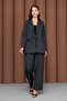 Drawstring Blazer Jacket - 2