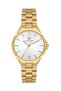 Women's Wristwatch Yellow Plated Silver Dial Dg-8750La-B1
